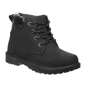 Josmo Toddler's Unisex Kids Size 3 Waterproof Casual Ankle Boots Black Work Boot